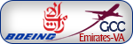 Emirates Airline Boeing Tour badge